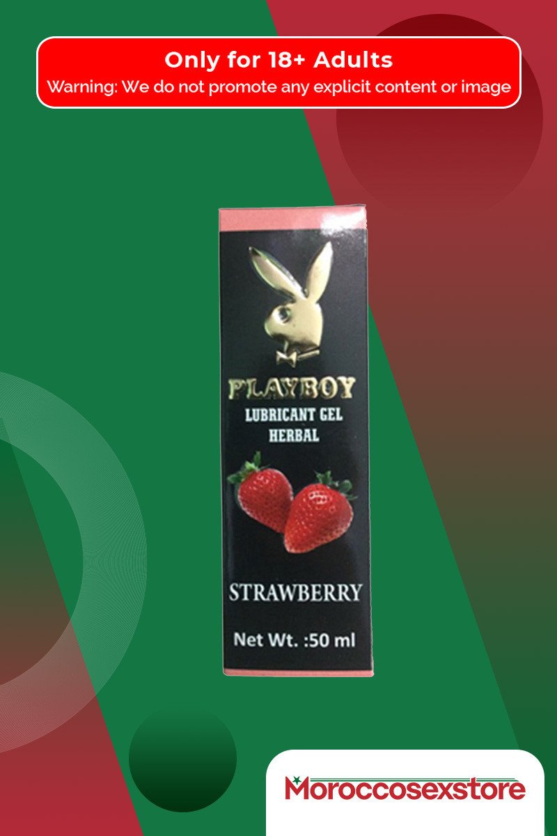 Playboy Lubricant Water Based Gel - Strawberry Flavoured CGS-034