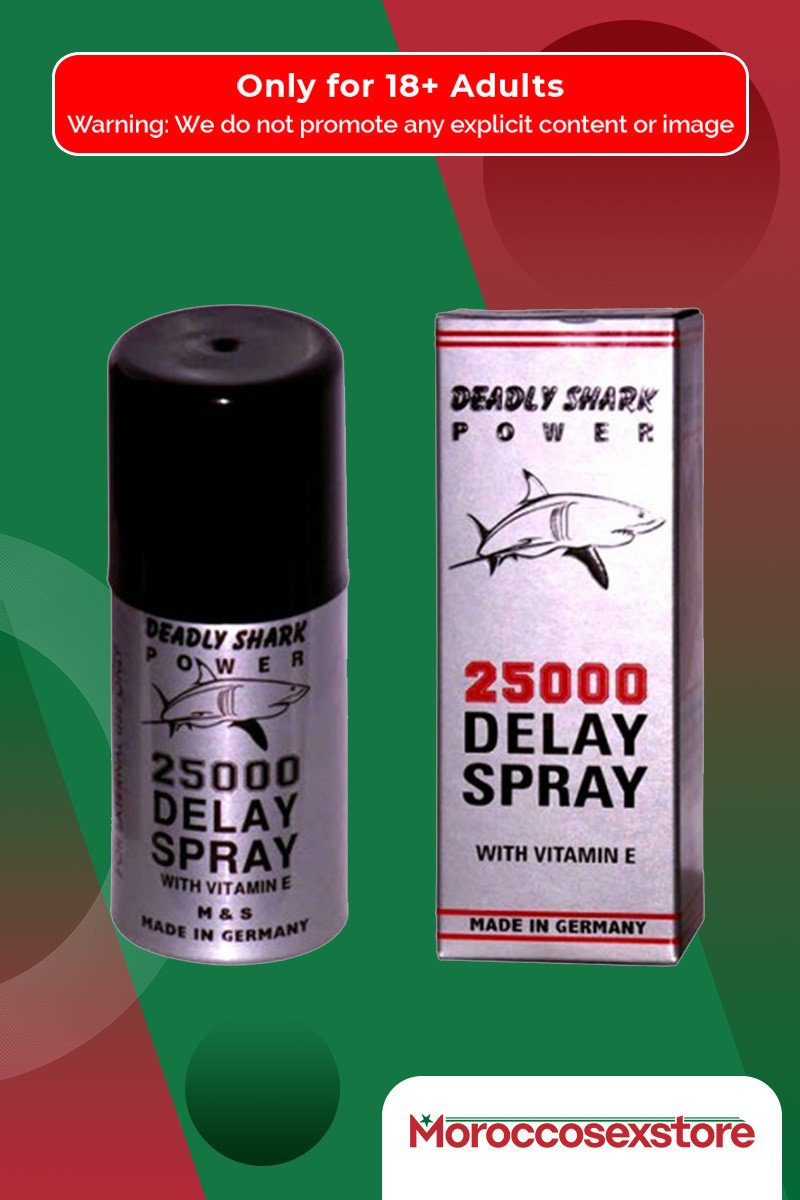 Deadly Shark 25000 Delay Spray for Men with Vitamin E DTZ-007