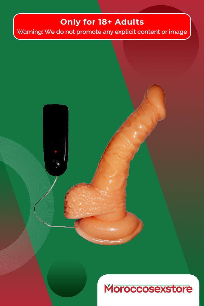 Whoppers Curved Vibrating Suction Cup Dildo RSV-078