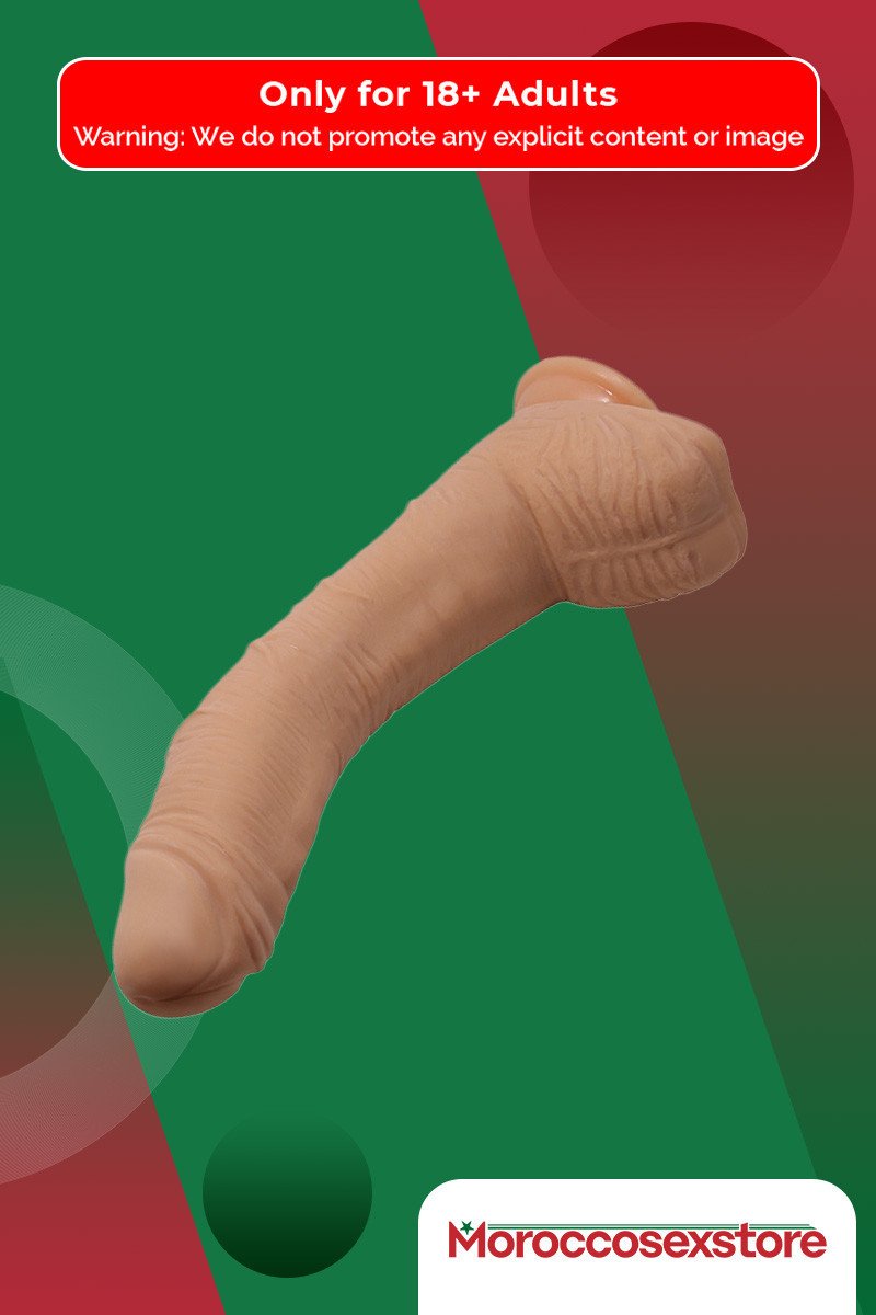 Realistic Non-vibrator with Round Balls and Suction Base RSNV-029